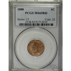 1880 1C MS65 Red PCGS