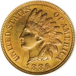 1886 1C Type Two MS64 Red PCGS