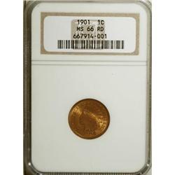 1901 1C MS66 Red NGC