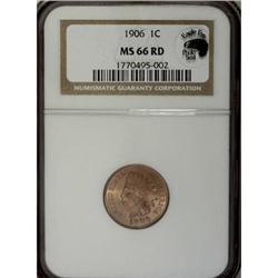 1906 1C MS66 Red NGC