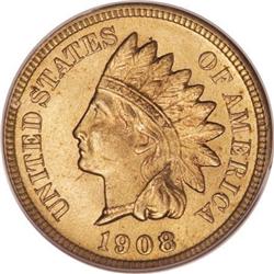 1908-S 1C MS65 Red PCGS