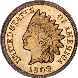 1908-S 1C MS66 Red NGC