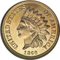 1860 1C PR66 Cameo NGC