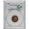 Image 3 : 1862 1C PR65 Cameo PCGS. CAC