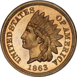 1863 1C PR66 NGC