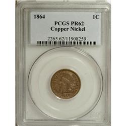 1864 1C Copper-Nickel PR62 PCGS