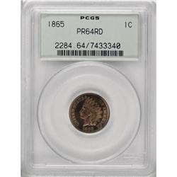 1865 1C PR64 Red PCGS