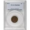 Image 1 : 1871 1C PR65 Red and Brown PCGS