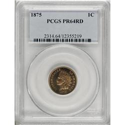 1875 1C PR64 Red PCGS