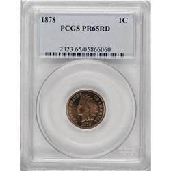 1878 1C PR65 Red PCGS