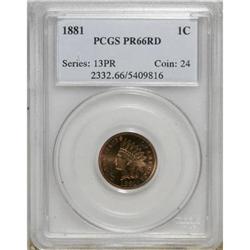 1881 1C PR66 Red PCGS