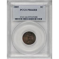 1885 1C PR66 Red and Brown PCGS