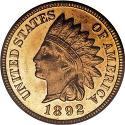 1892 1C PR65 Cameo PCGS