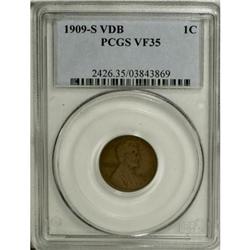 1909-S VDB 1C VF35 PCGS