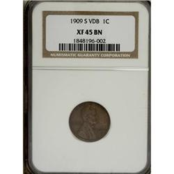 1909-S VDB 1C XF45 NGC