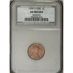 1909-S VDB 1C AU Details NCS