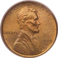 1909-S VDB 1C MS64 Red PCGS