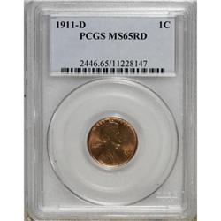 1911-D 1C MS65 Red PCGS