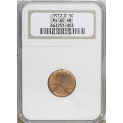 1912-D 1C MS65 Red NGC
