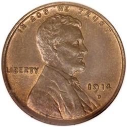 1914-D 1C MS64 Brown NGC