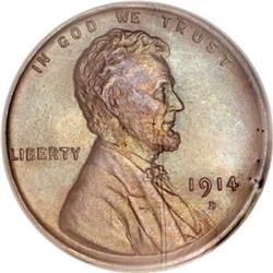 1914-D 1C MS66 Brown NGC
