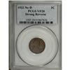 Image 1 : 1922 No D 1C Strong Reverse VF20 PCGS