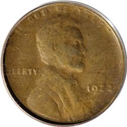 1922 No D 1C Strong Reverse XF45 PCGS