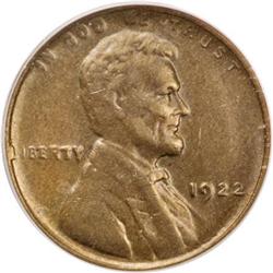 1922 No D 1C Strong Reverse AU58 PCGS