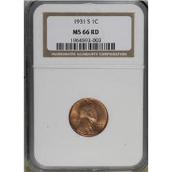 1931-S 1C MS66 Red NGC