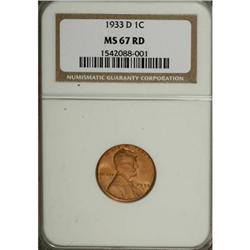1933-D 1C MS67 Red NGC