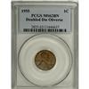 Image 3 : 1955 1C Doubled Die Obverse MS62 Brown PCGS