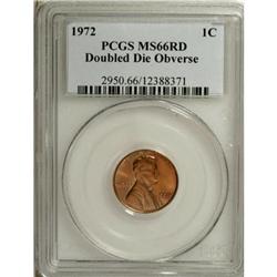 1972 1C Doubled Die Obverse MS66 Red PCGS