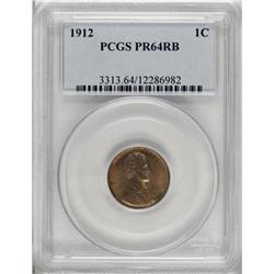 1912 1C PR64 Red and Brown PCGS