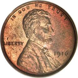1916 1C PR65 Red and Brown PCGS