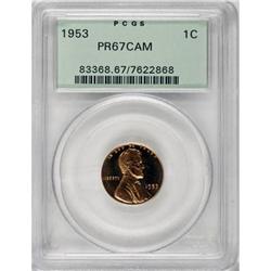 1953 1C PR67 Cameo PCGS
