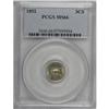 Image 1 : 1852 3CS MS66 PCGS