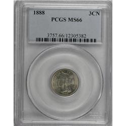 1888 3CN MS66 PCGS