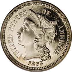 1865 3CN PR66 Deep Cameo NGC