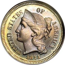 1875 3CN PR66 Cameo NGC