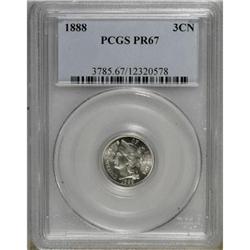 1888 3CN PR67 PCGS