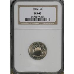 1882 5C MS65 NGC