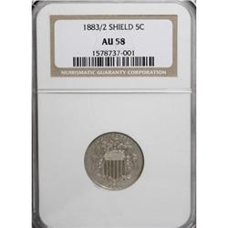 1883/2 5C AU58 NGC