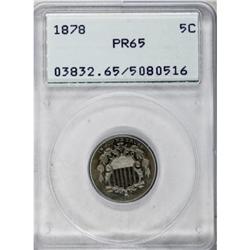 1878 5C PR65 PCGS