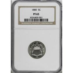 1880 5C PR65 NGC