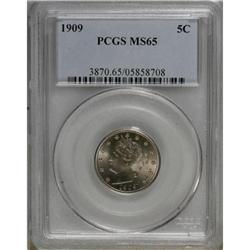 1909 5C MS65 PCGS