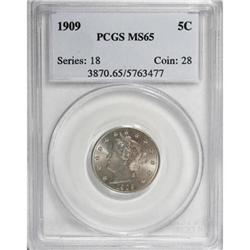 1909 5C MS65 PCGS