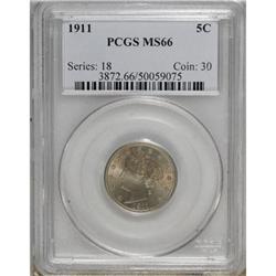 1911 5C MS66 PCGS
