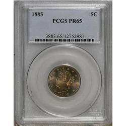 1885 5C PR65 PCGS