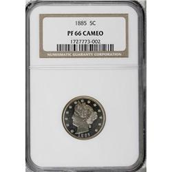 1885 5C PR66 Cameo NGC