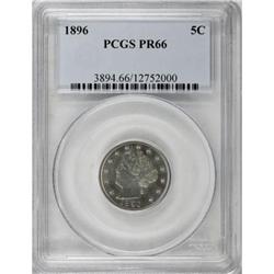 1896 5C PR66 PCGS